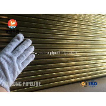 Seamless Brass Tube ASTM B111 C44300 19.05 x 1.65 M/W x 4877